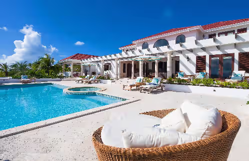 VILLA ALEGRIA: BEST VIEWS IN ANGUILLA & 60 SECONDS TO BEACH + POOL, JACUZZI, GYM, photo 4