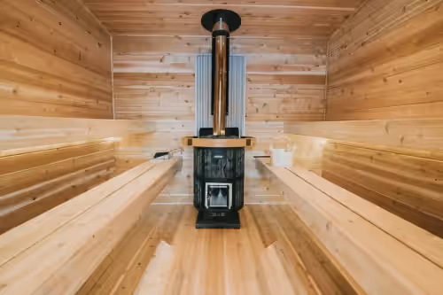 Sauna at Meier Lake Resort