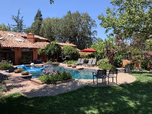 Wine Country Ranch Retreat, pool, hot tub, 8 BDRMS, sleeps 18, 2 hrs from SF, photo 4