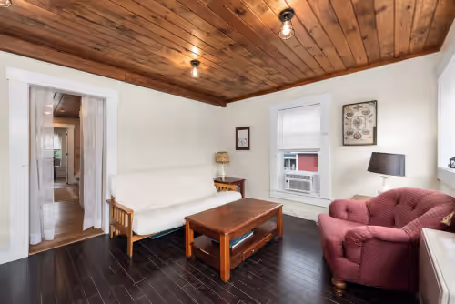 Living area at Riverside House