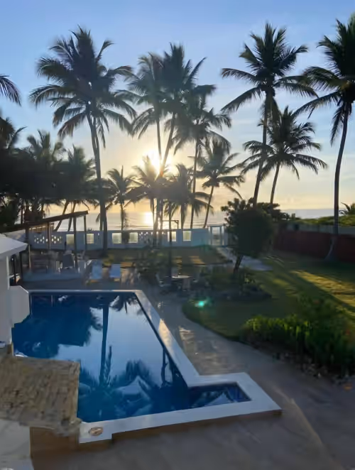 Oceanfront Villa Oasis in Cabarete Dominican Republic- 7 bedroom 9 bed with pool