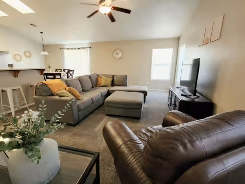 Quiet neighborhood, spacious home, near many activities.