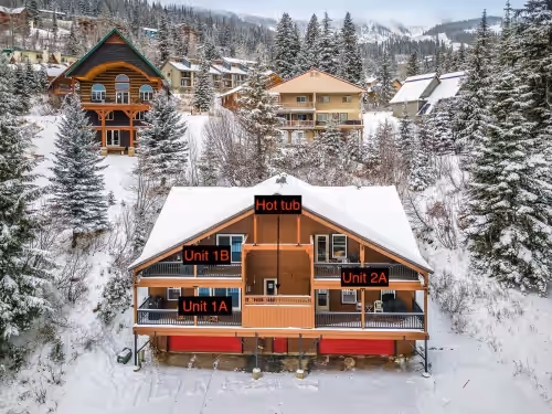 Exterior at 9 Bedrooms 8 Bathrooms with fabulous decks and lake views and a hot tub