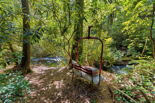 Highlands Luxe 24-acre Mountain Estate, on Big Creek, Joe Webb Log Cabin, photo 3
