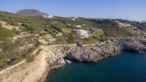 The estate surrounded by greenery provides the ultimate tranquility and privacy. at Blue Paradise Chania is a luxurious