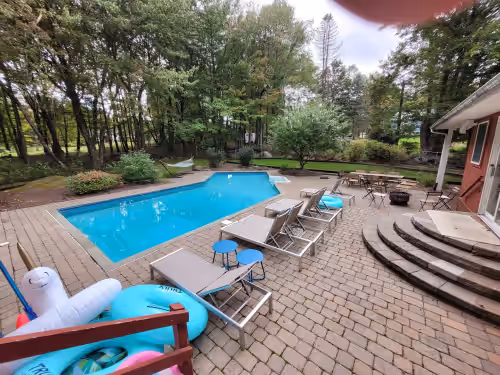 Pool at Hemlock Estate: Indoor Hot Tub, Heated Pool, Game Room; Spacious, Ski & More