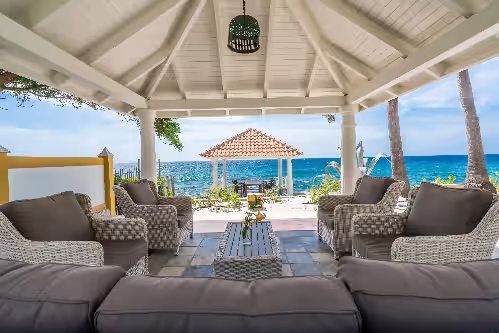 Private oceanfront estate with staff onsite and private beach for 2 - 20 guests