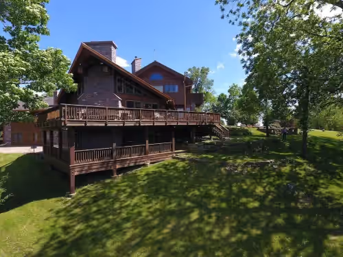 Exterior at Luxury, spacious lodge, 10 mile views on 300 acre ranch, Trails, Ponds, Animals