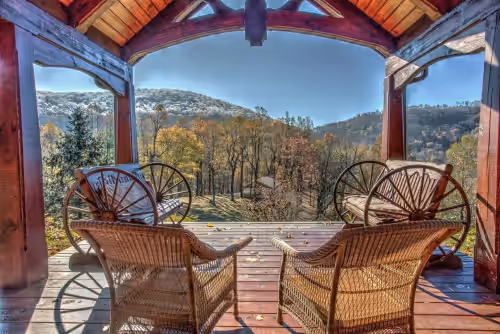 The Poplars at Bearwallow Mountain | Two Combined Lodges| Pavilion for Weddings and Events