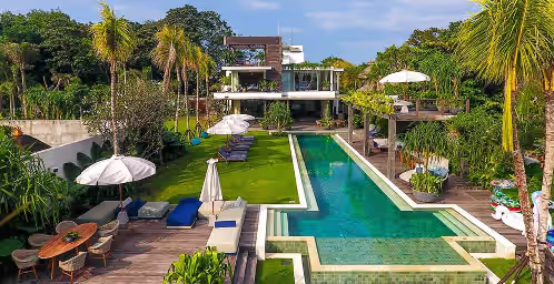 Pool at Glamorous Beachside Escape in Seminyak, Bali Villa 1055