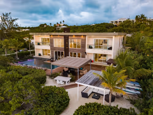 Exterior at Stunning Beach Front Villa with Full Staff
