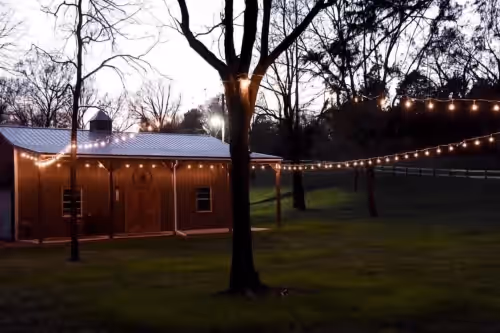 Collier Creek Wedding barn & 3 Cabins bundle on a beautiful creek
