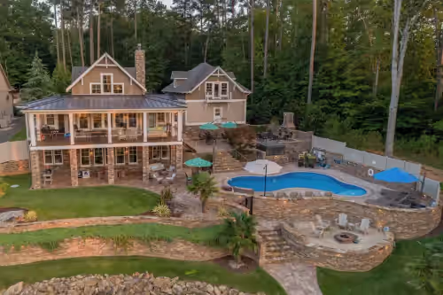The Oasis at Lake Gaston - Heated Pool, Hot Tub, Pontoon Boat Rental Included!