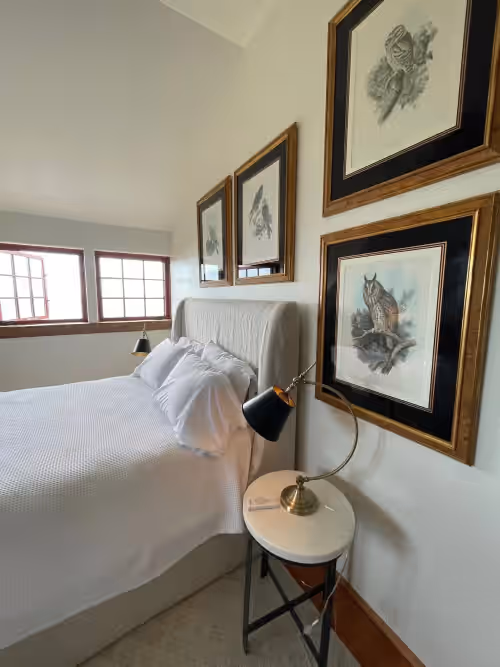 Middle Bedroom at Luxury Oceanfront Vacation Rental in Downeast Maine