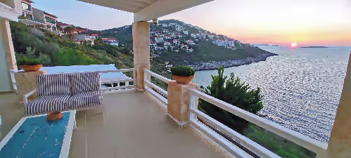 Property grounds at VILLA GÜZEL ELMA- Breathtaking Sea View Villa, Pool & Access to Sea