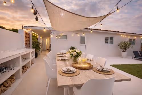Spacious 5BR Villa w/ Pool Peaceful Authentic Aruba Stay Groups&Family Sleeps 10