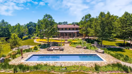 Five Acre Estate on Grand Lake with heated pool/tennis court