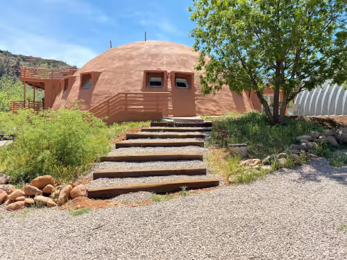 The Uzu Dome, Sedona architectural master piece on the vortex