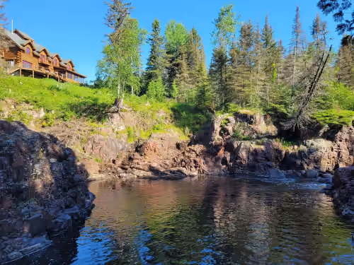 Tettegouche Lodge 8BR-6.5Bath & 32 acres of outdoors relaxation ON Baptism River, photo 4