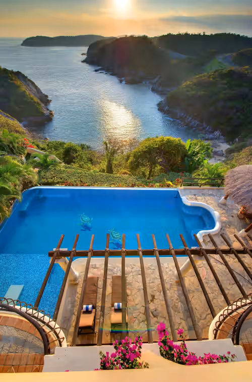 Oceanfront Weddings & Family Reunions, Beach View Private Resort, Huatulco Beach, photo 5