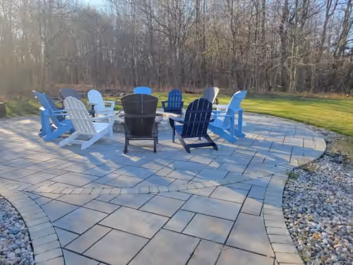 Fire Pit at Indoor Pool by Lake Michigan Beaches & Grand Haven / Slps 24 w/ Tennis & Hot Tub