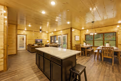 Interior at Oasis Cabin ️12 bed ️Indoor pool Brand new build