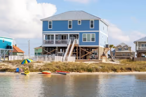 Lazy Lady - Waterfront, 8Br, Private Beach, Heated Pool, Sleeps 30