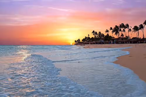 Beach at Luxury Oasis Villa with Pool