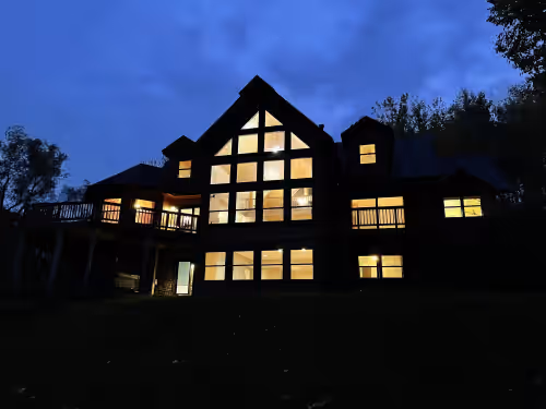 Private Retreat on 33 Acres with 1400 ft Lakeshore