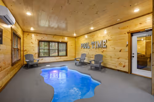 Oasis Cabin❤️12 bed🛏️Indoor pool🌊Brand new build