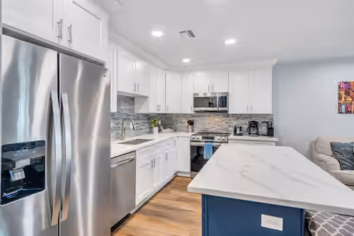 Private kitchen at Conveniently Located Contemporary 6 Bed/6 Bath 15 Min to Downtown