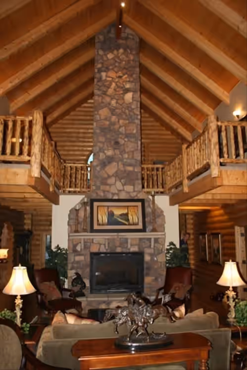 Large main floor iving area at True Ski-in Ski-Out