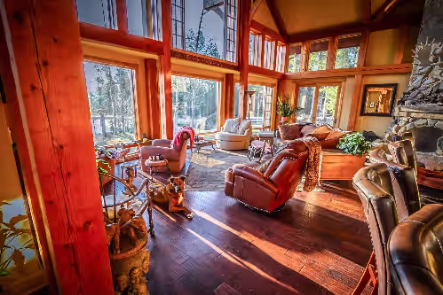 18-acre Italian-Style Mountain Villa: Talus Rock Retreat in Sandpoint, Idaho, photo 4