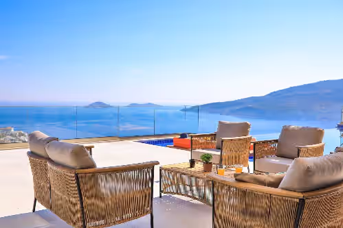 Villa for 12 w/fantastic views, large heatable infinity pool, quite location, photo 4