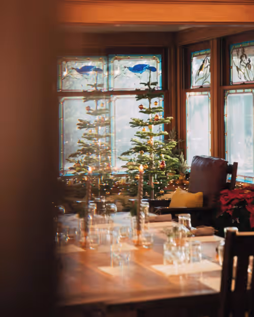 Celebrate the holidays: Mount Tom House is filled to the brim with cheer! at Mount Tom House: a storybook escape in Oregon's