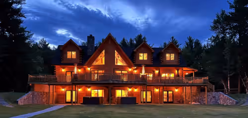 Grand Peaks Lodge, Ultimate Log Luxury, Stunning Views, Hot Tub & Sauna, EV Charger, 3D Tour, photo 3