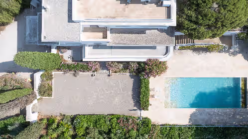 Superb vintage design luxury villa with pool and St Maxime sea view, photo 3