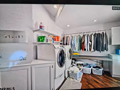 Interior at Experience Scottsbluff charm in our spacious 4-bedroom retreat