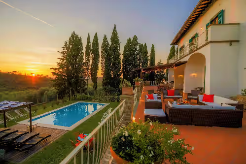 Charming Villa le Torri in Chianti, 8 ensuite bedrooms, A/C, Pool, Wi-Fi, Florence, photo 2