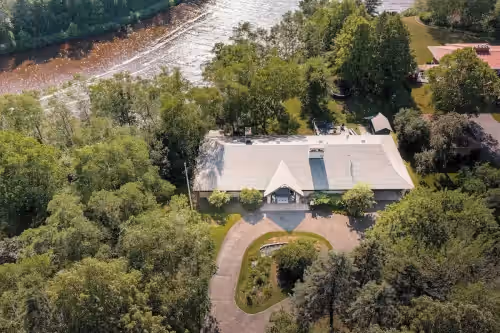 Aerial view at Duluth/Superior Escape-up to 26 guests-Indoor Pool-Sauna-St.Louis River-SpiritMt