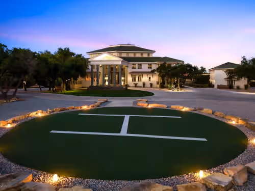 Personal Helicopter Pad with Plenty of Space for Parking at The Gatsby Mansion WATERFRONT