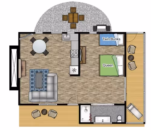 Cabin at Apple Blossom Resort