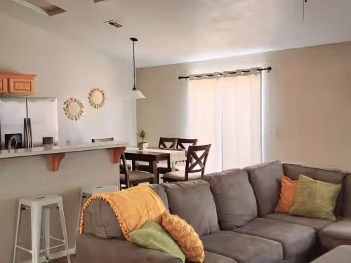 Living area at Quiet neighborhood, spacious home, near many activities