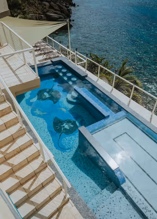 Pool at Your own private beach