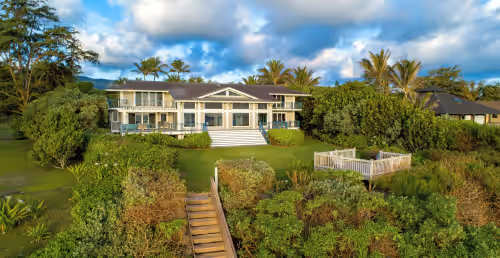 Exterior at Private Luxury Oceanfront Estate on North Shore