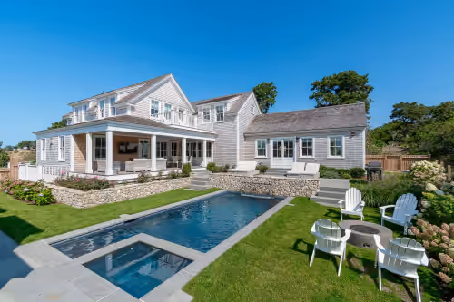 RARE-RENT 2 HOMES ON 1 PROPERTY WALK TO TOWN! 8 BR suites, pool, home theater.