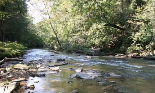 The Crooked Creek, a branch of the Catawba River at Riverfront Retreat w/Amazing Views!