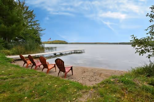 Secluded Nostalgic Lodge, Room for All, Sandy Shore,Teal Lake Hayward, WI, photo 4