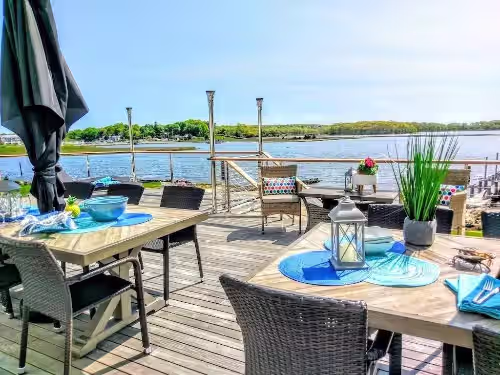 Luxury Waterfront Home Sleeps 16 Game Room Private Beach and Dock, photo 3