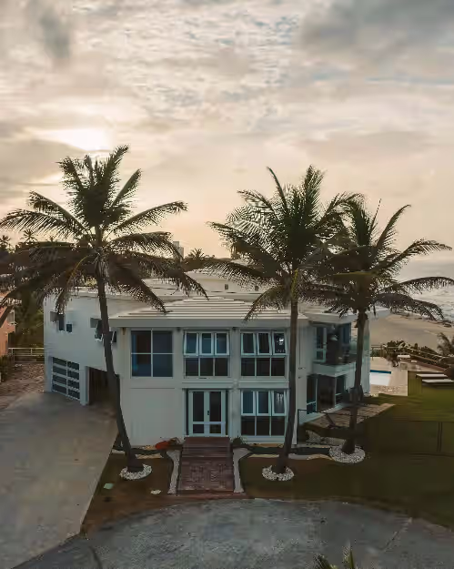 Exterior at Tesoro del Mar Stunning beachfront beach Villa